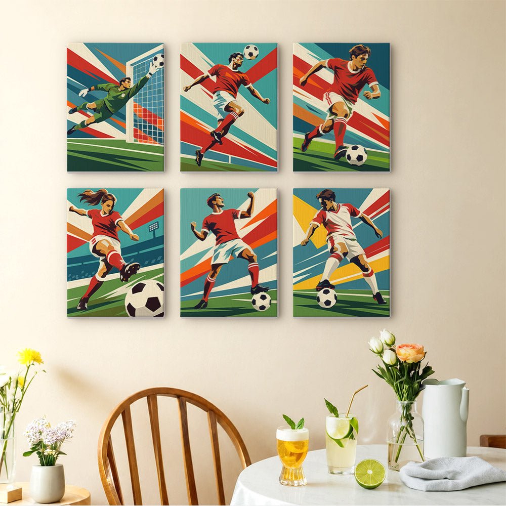 Soccer Stars mini painting set