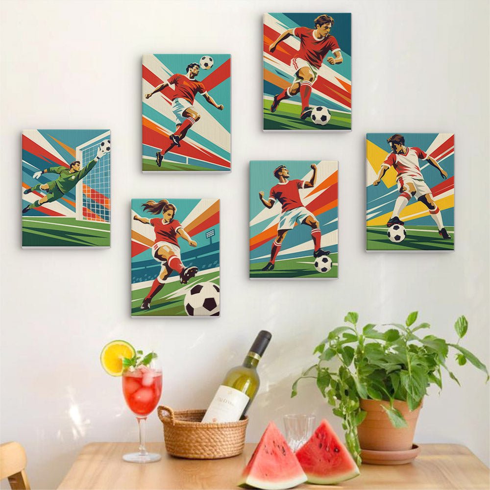 Soccer Stars mini painting set