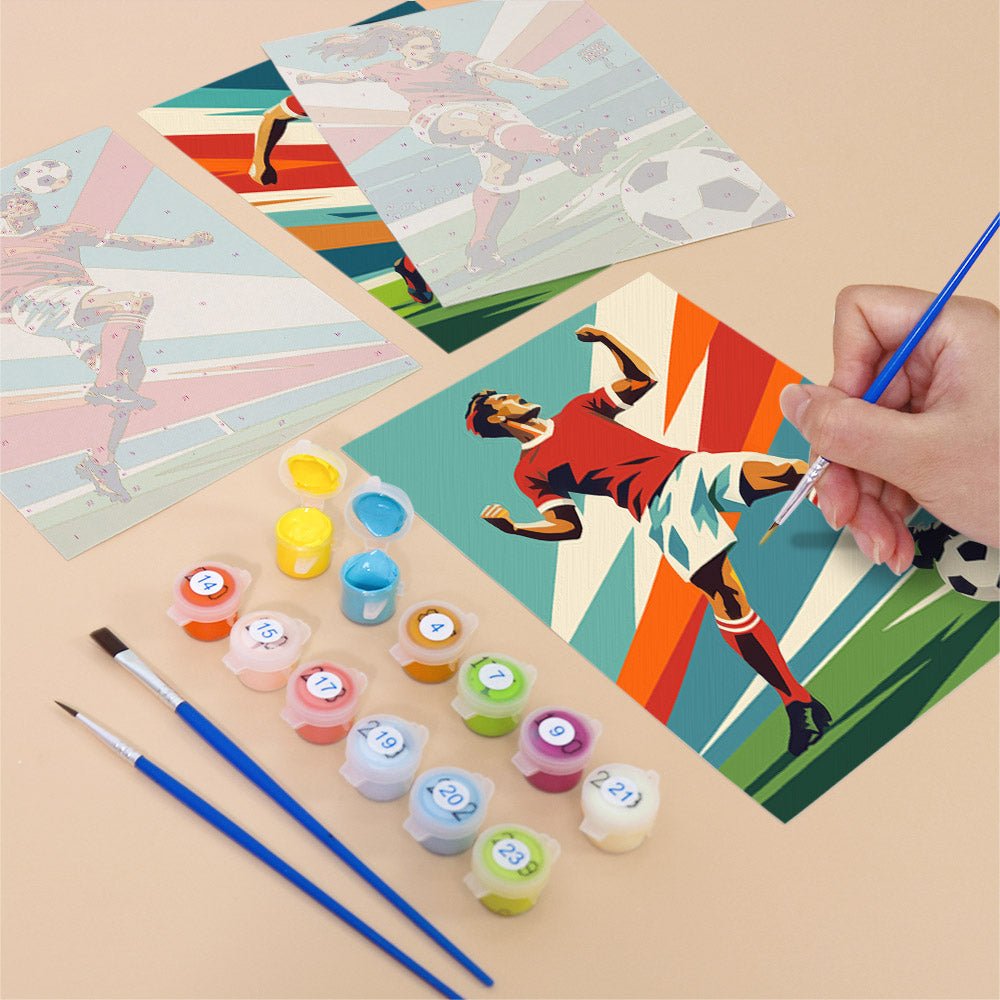 Soccer Stars mini painting set