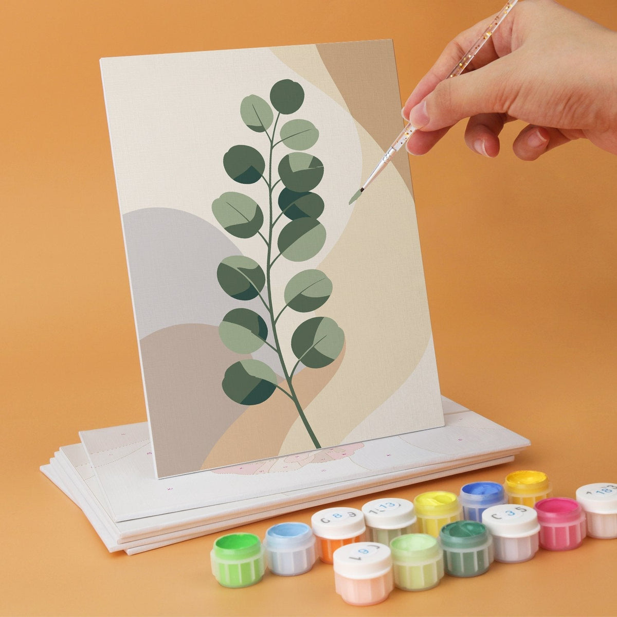 Soft Botanicals – Set of 6 Mini Paintings - Judy Paint