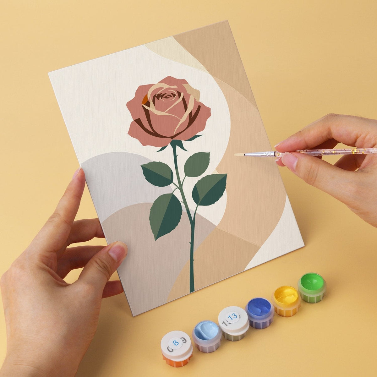 Soft Botanicals – Set of 6 Mini Paintings - Judy Paint