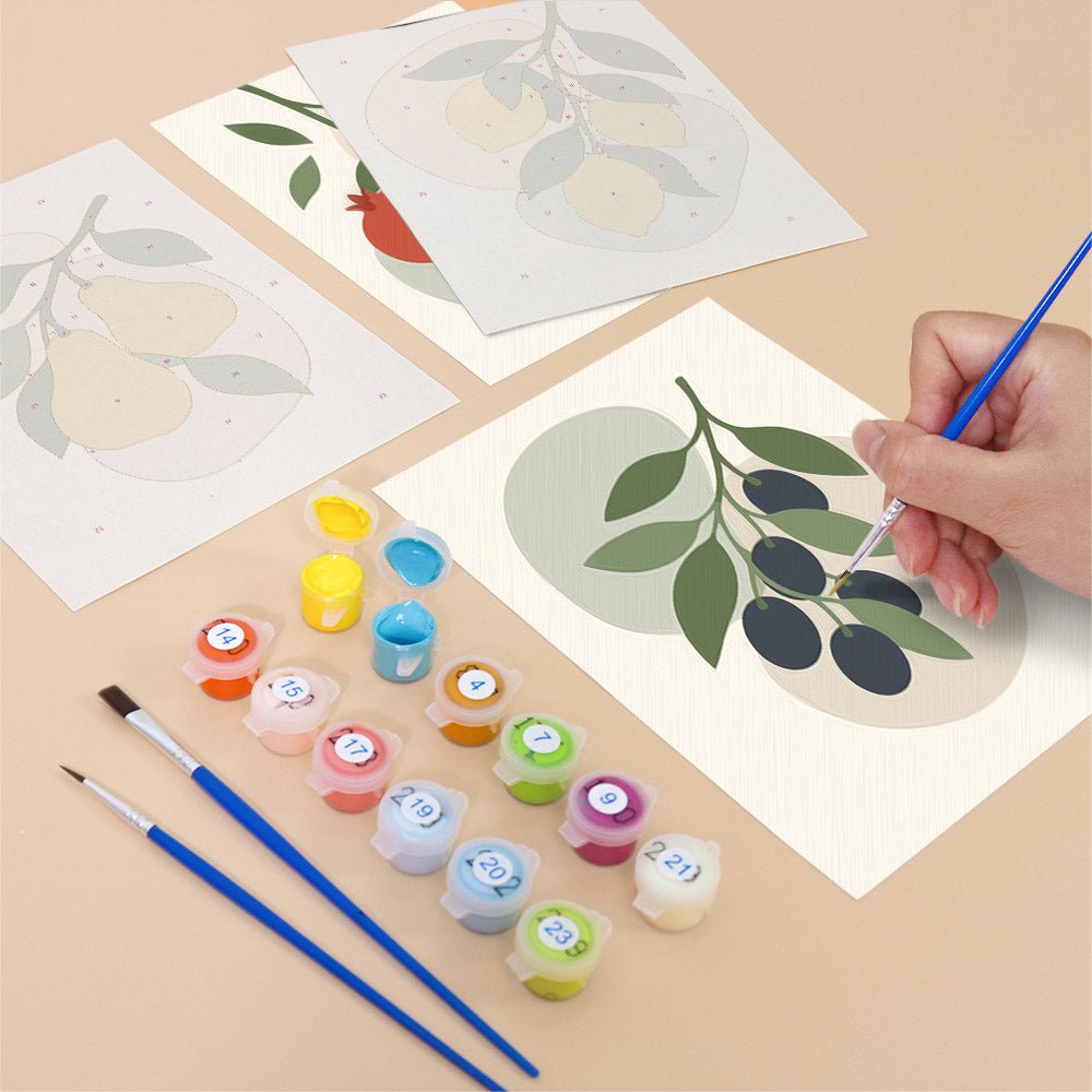 Soft Fruit Studies mini painting set