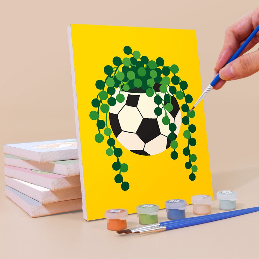 Sporty Plant Pots mini painting set