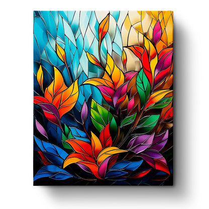 Stained Glass Serenity - Meditation - Judy Paint
