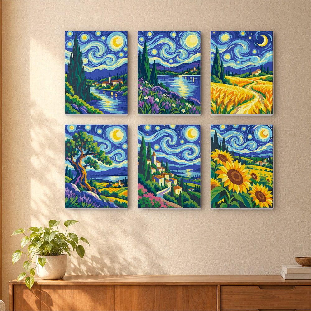 Starry Night Dreams mini painting set