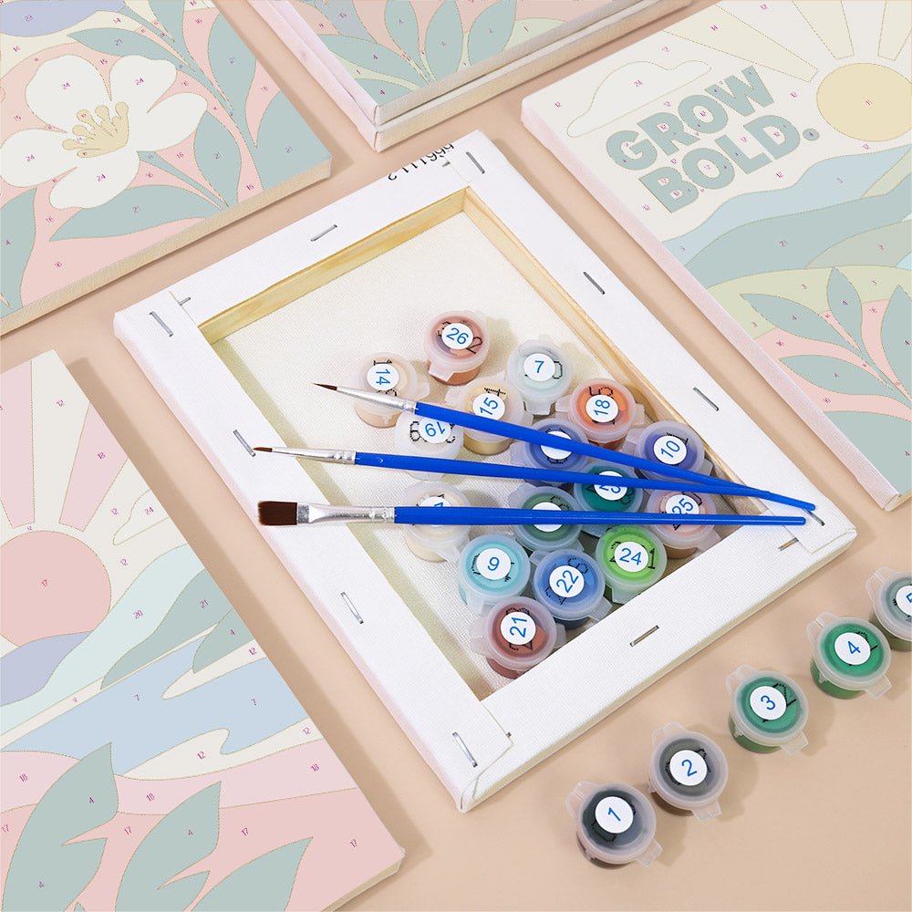 Stay Curious Quotes mini painting set