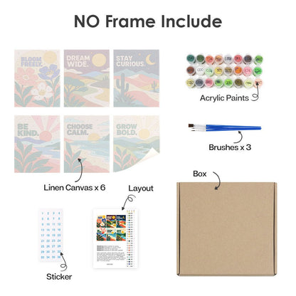 What's included with the no-frame version