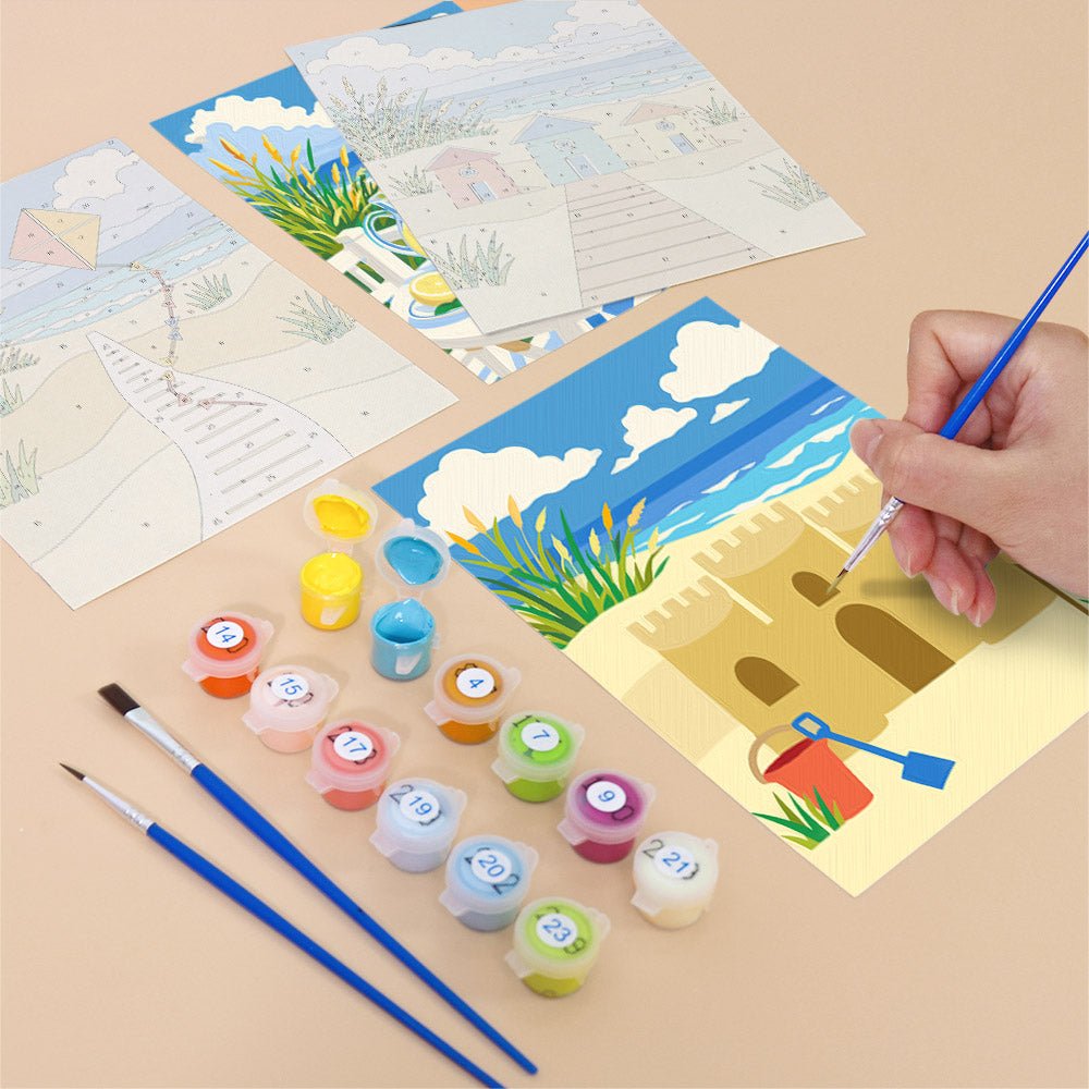 Summer by the Sea mini painting set