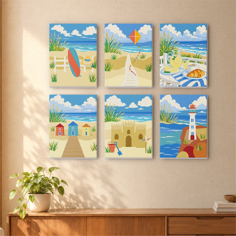 Summer by the Sea mini painting set