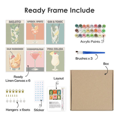 What's included with the framed canvas version