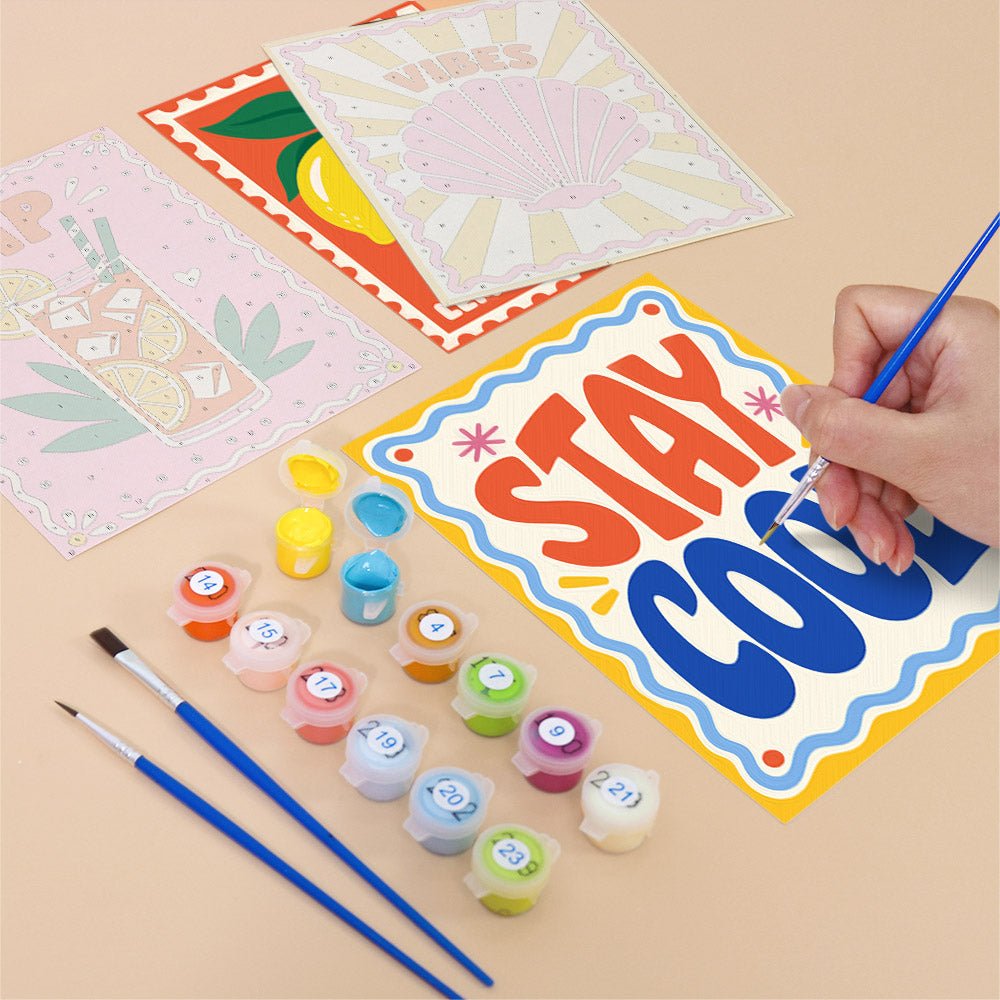 Summer Vibes mini painting set
