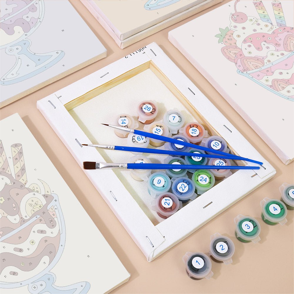Sundae Parlor mini painting set
