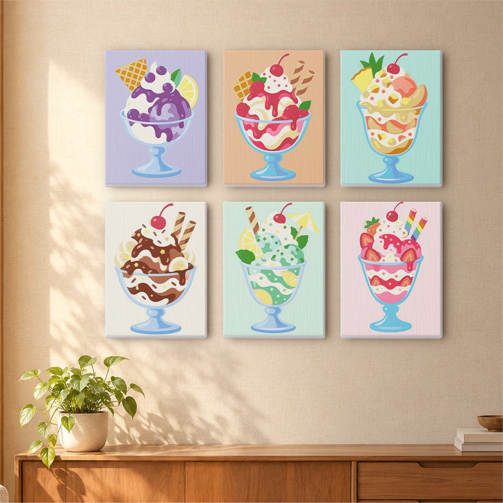 Sundae Parlor mini painting set