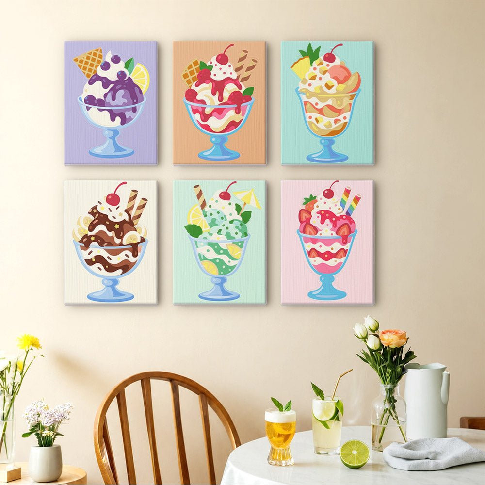 Sundae Parlor mini painting set