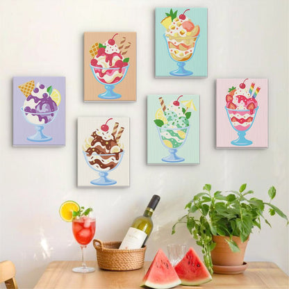 Sundae Parlor mini painting set