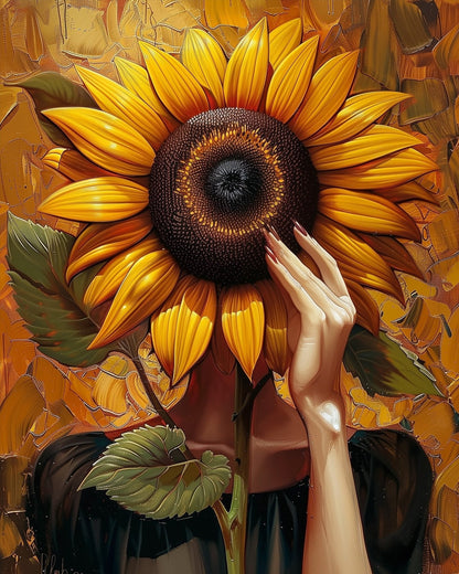 Sunflower Serenity - Floral Women - Judy Paint