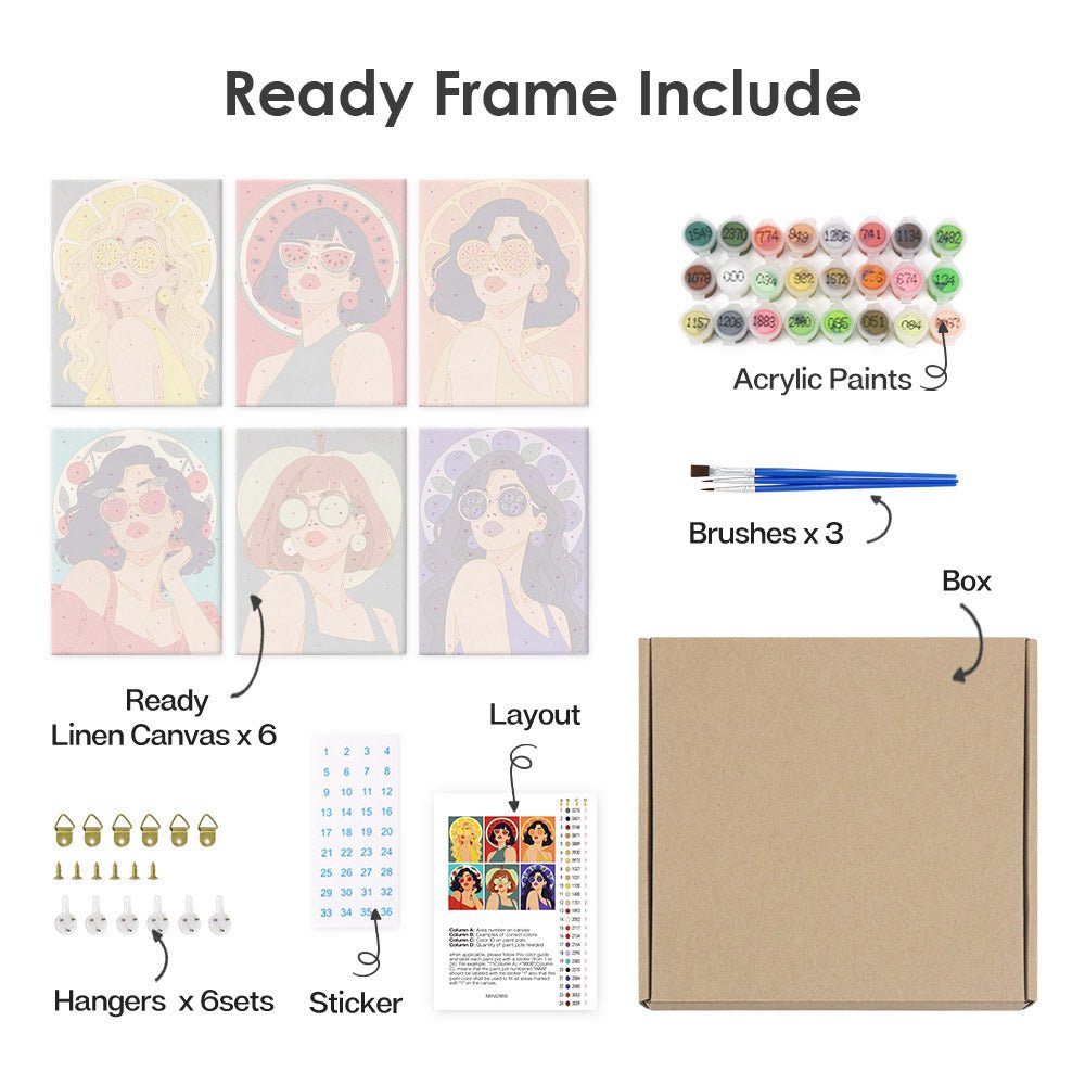 What's included with the framed canvas version