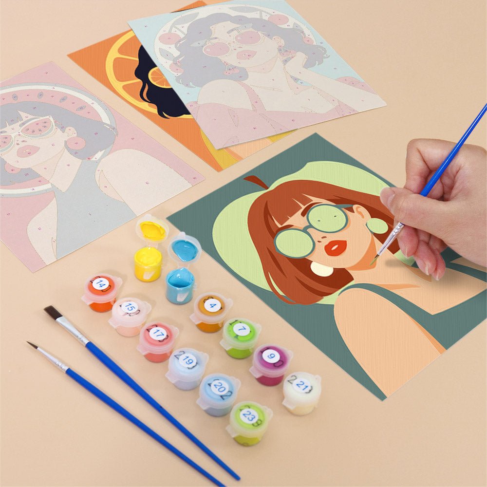 Sunglasses Divas mini painting set