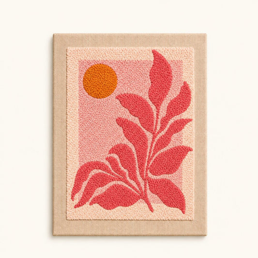 Sunlit Coral Bloom - Vertical Edition - Judy Paint