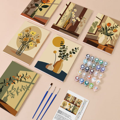 Everything in the Sunlit Shadows mini painting kit