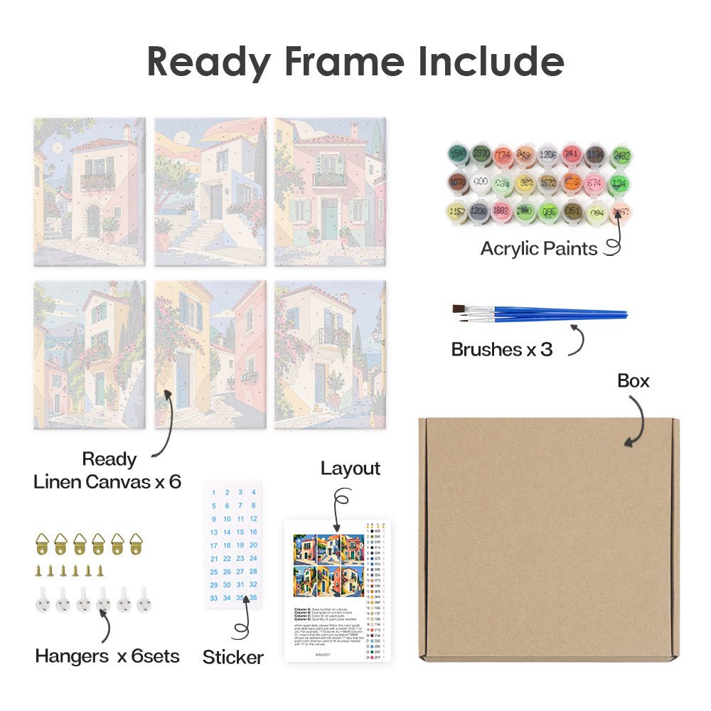 What's included with the framed canvas version