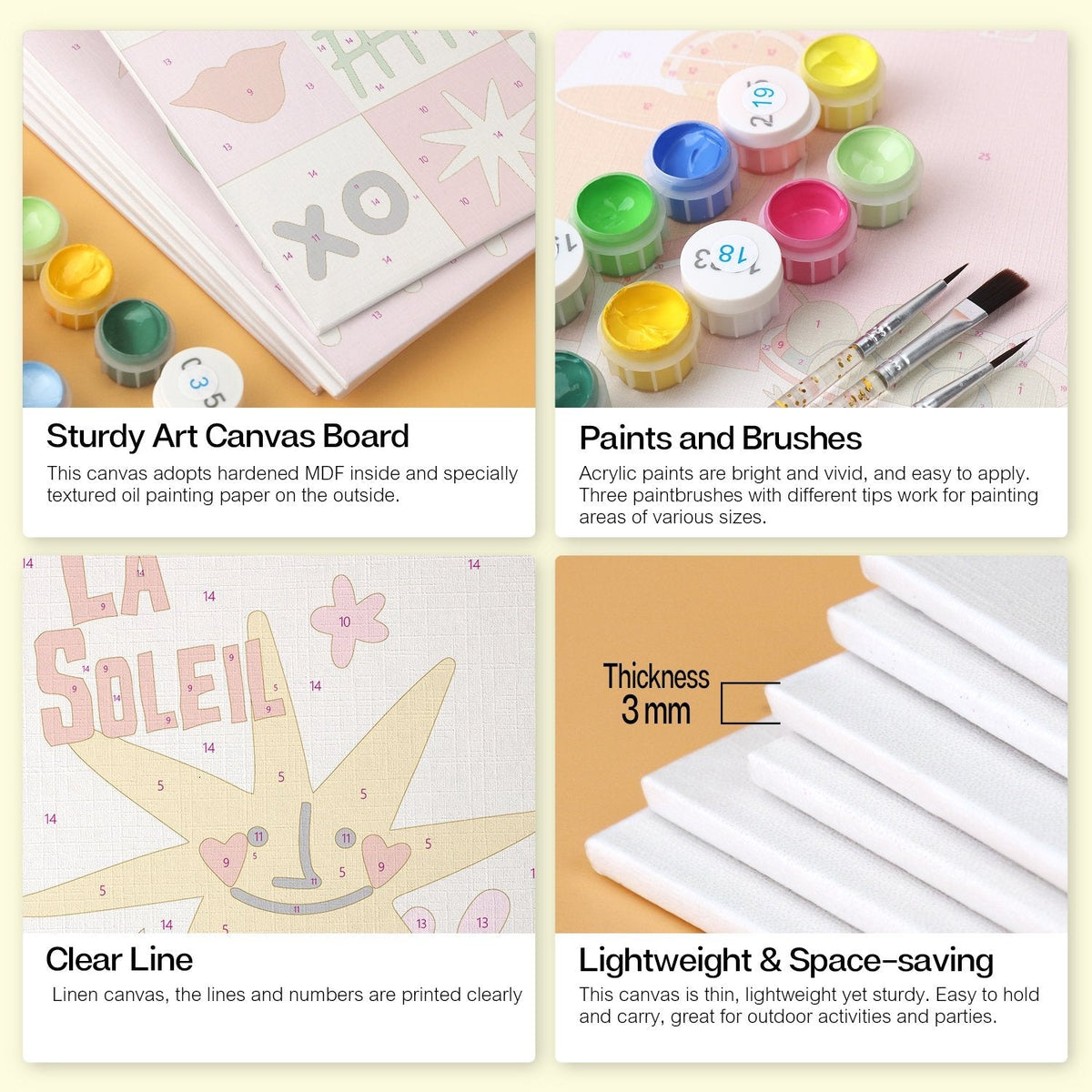 Sunny Side & Spritz – Set of 6 Mini Paintings - Judy Paint