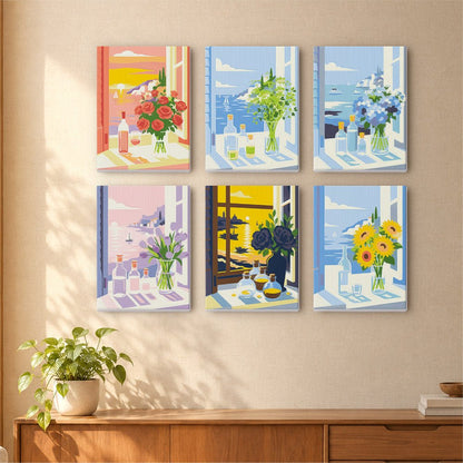 Sunny Window Blooms mini painting set