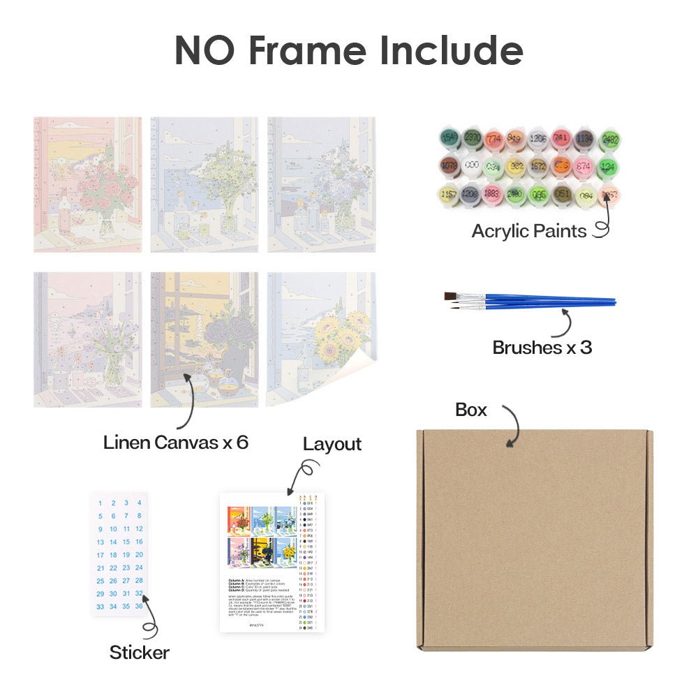 What's included with the no-frame version