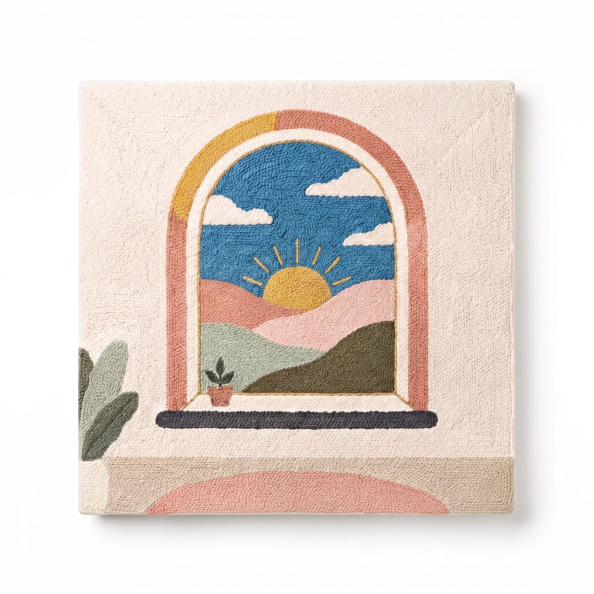 Sunrise Window View - Square Edition - Judy Paint