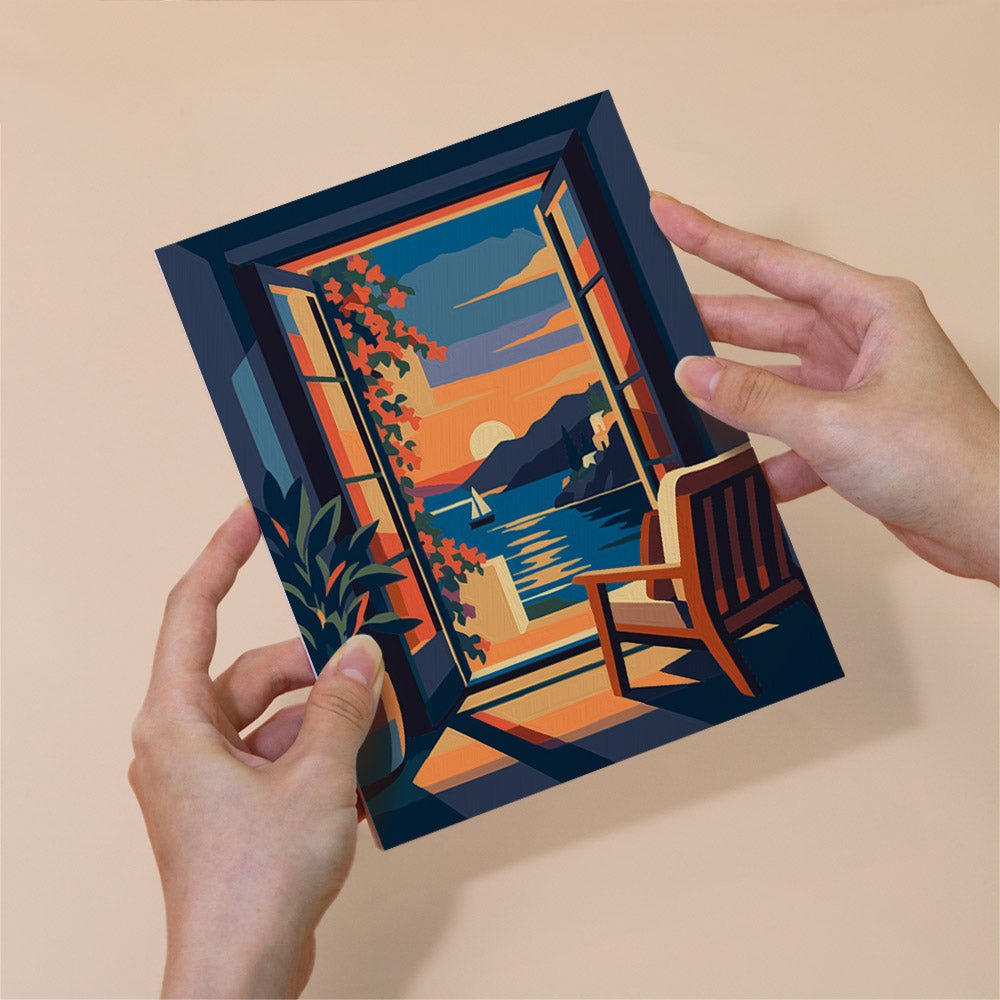 Sunset Windows mini painting set