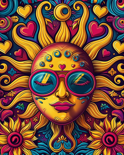 Sunshine Dreamscape - Mandalas - Judy Paint