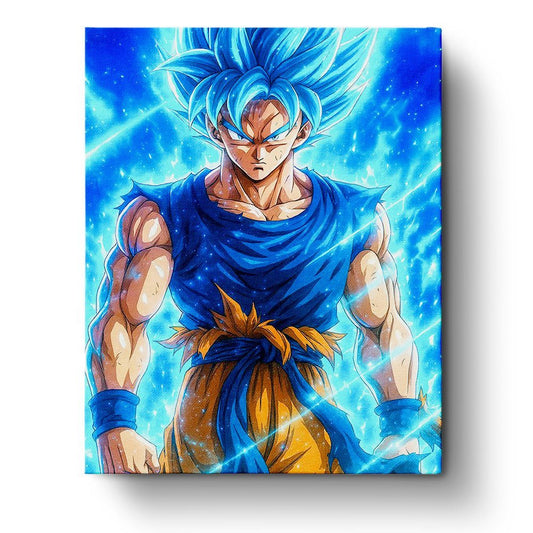 Super Saiyan Blue Goku Power - Anime - Judy Paint