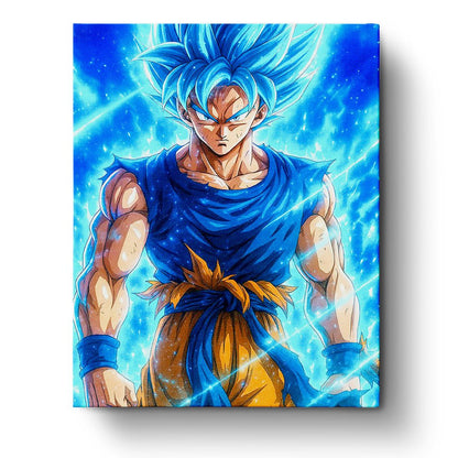 Super Saiyan Blue Goku Power - Anime - Judy Paint