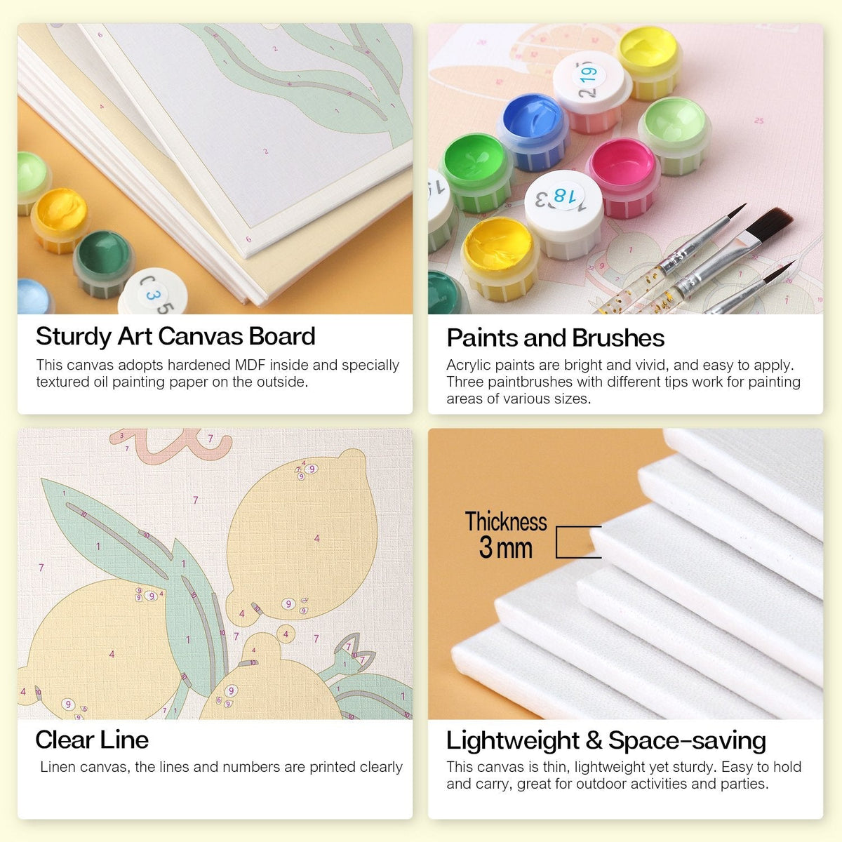 Sweet Garden – Set of 6 Mini Paintings - Judy Paint