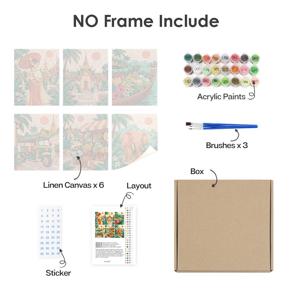 What's included with the no-frame version