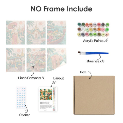 What's included with the no-frame version