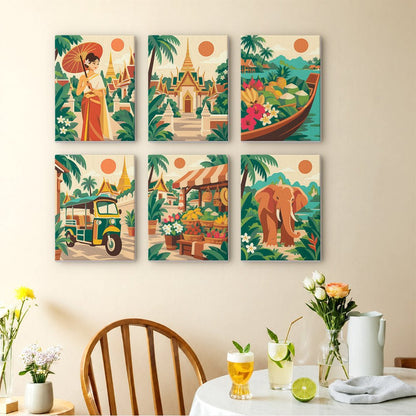 Thailand Escape mini painting set