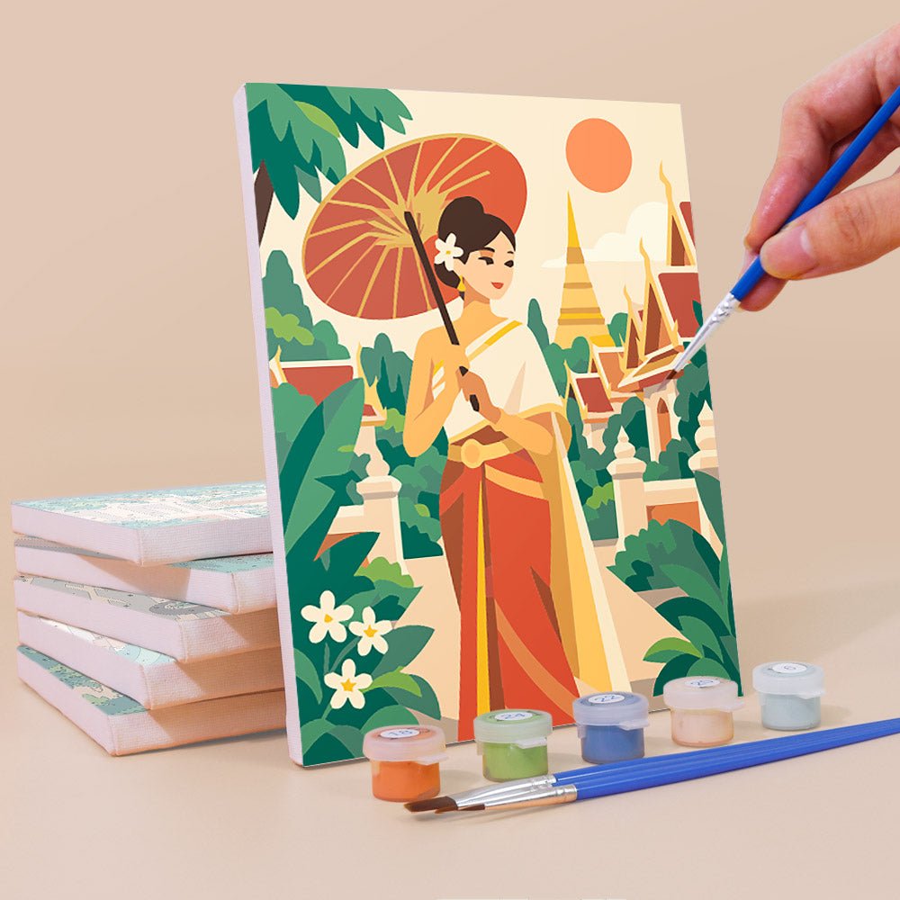 Thailand Escape mini painting set