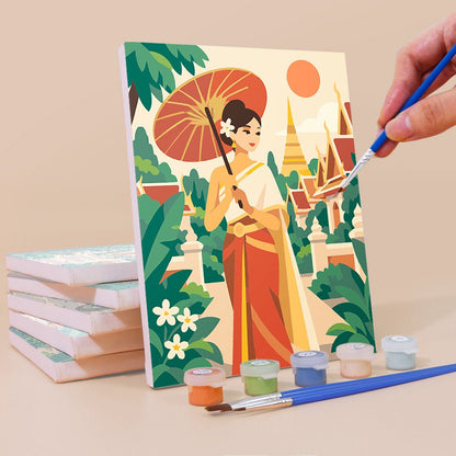 Thailand Escape mini painting set