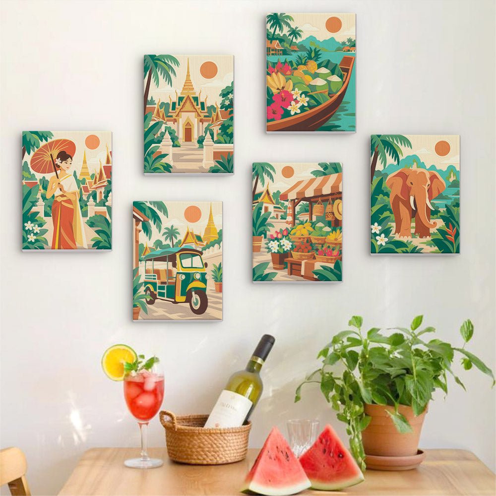 Thailand Escape mini painting set