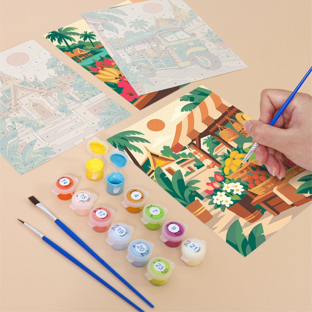 Thailand Escape mini painting set