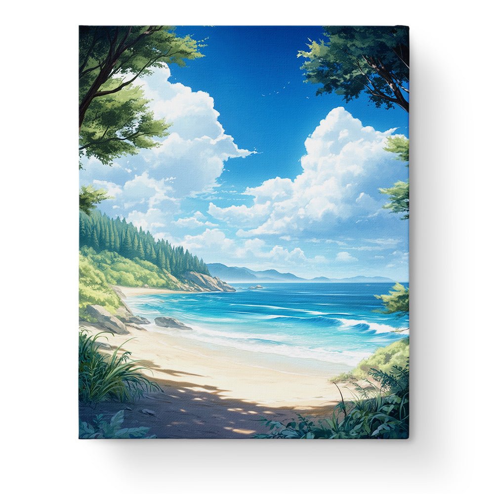 Tranquil Beach View - Sea Landscape - Judy Paint