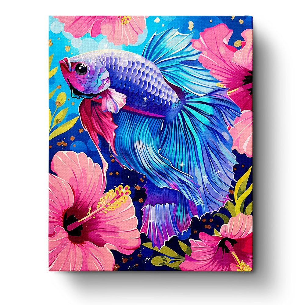 Tranquil Betta Fish - Meditation - Judy Paint