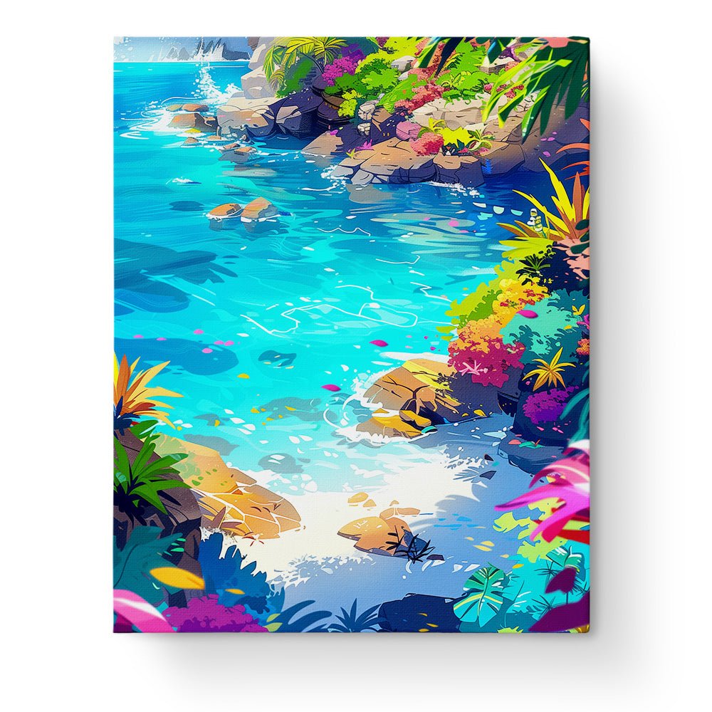 Tranquil Cove Escape - Sea Landscape - Judy Paint
