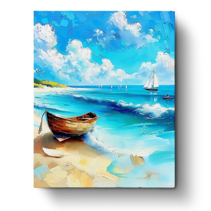 Tranquil Day at the Beach - Judy Paint