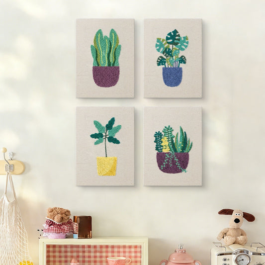 Trendy Foliage - Set of 4 - Judy Paint