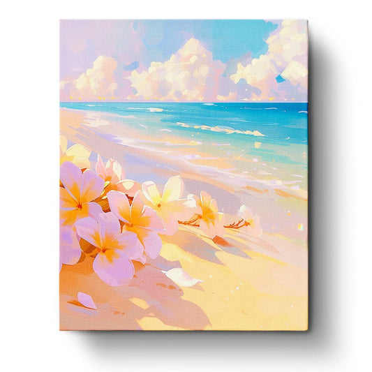 Tropical Beach Blossoms - Bohemian Vibes - Judy Paint