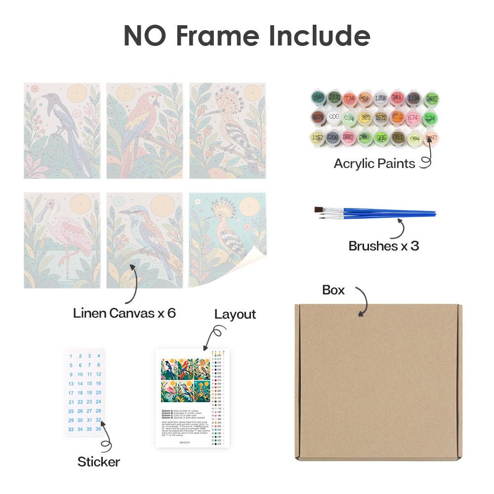 What's included with the no-frame version