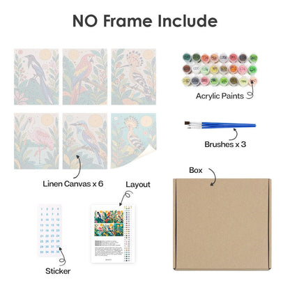 What's included with the no-frame version