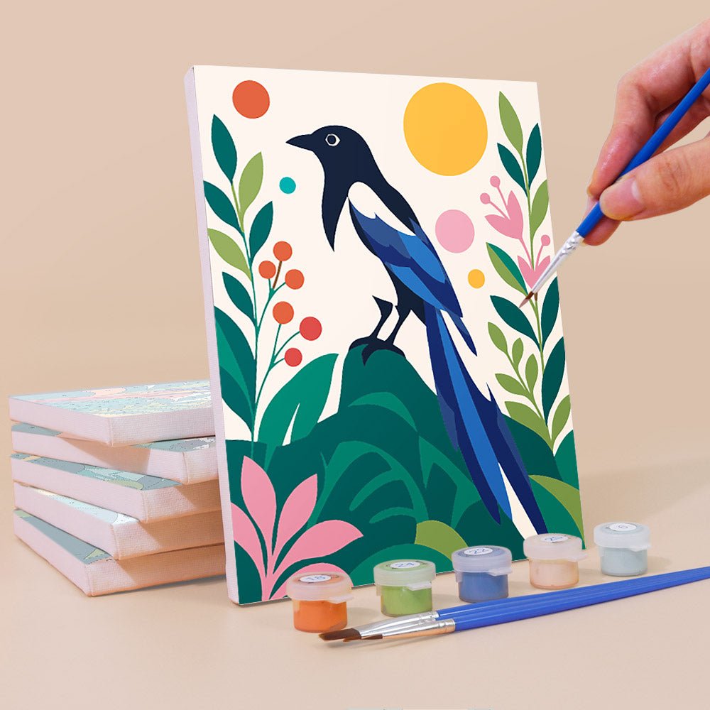 Tropical Birds mini painting set